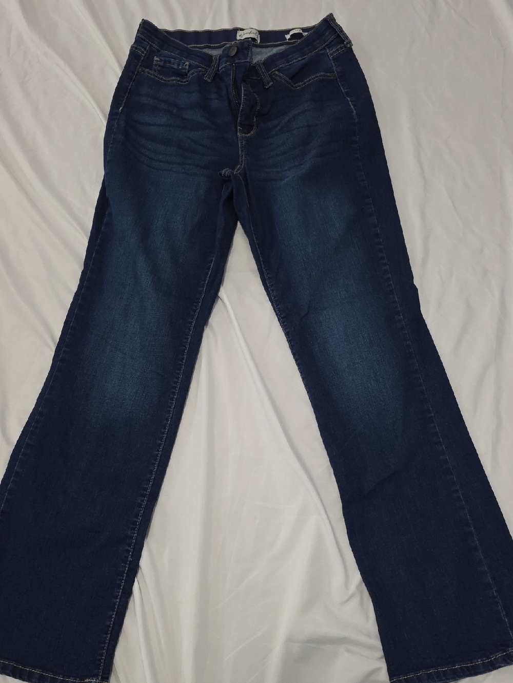Wonderly Dark Blue Boot Cut Jeans